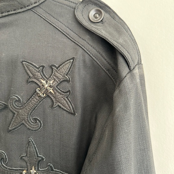Jaded by Knight Leather/Cotton Jacket Size XL - Picture 15 of 16